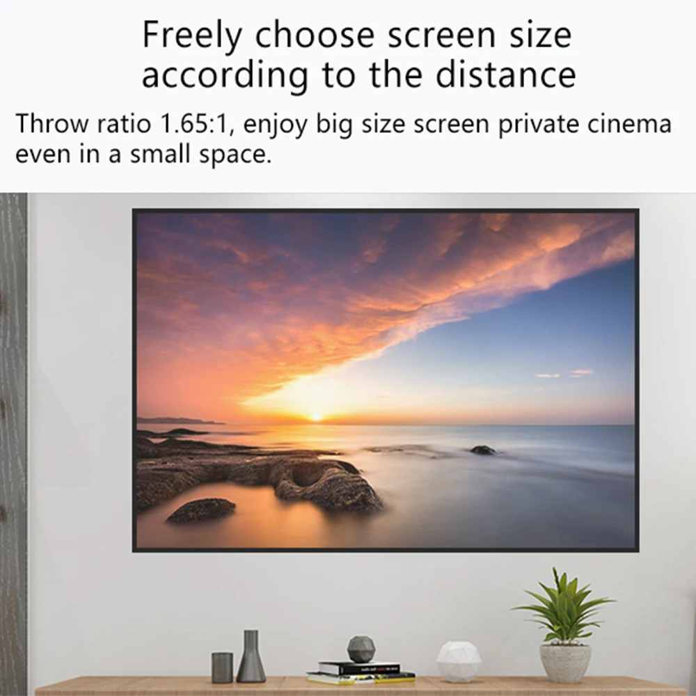 AAO YG280 Мини проектор для Full HD 1080P видео портативный YG-280 детский подарок медиаплеер