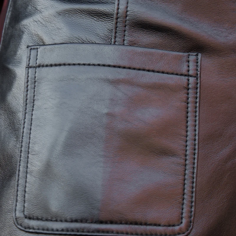 

Casual 2020 Office Lady Single Breasted Real Leather Skirts Black Sexy Mini A-Line Skirts Harajuku Two Pockets Work Skirt Female