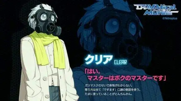 Игра драматическое убийство Косплей прозрачная маска парик DMMD Seragaki Aoba ролевая