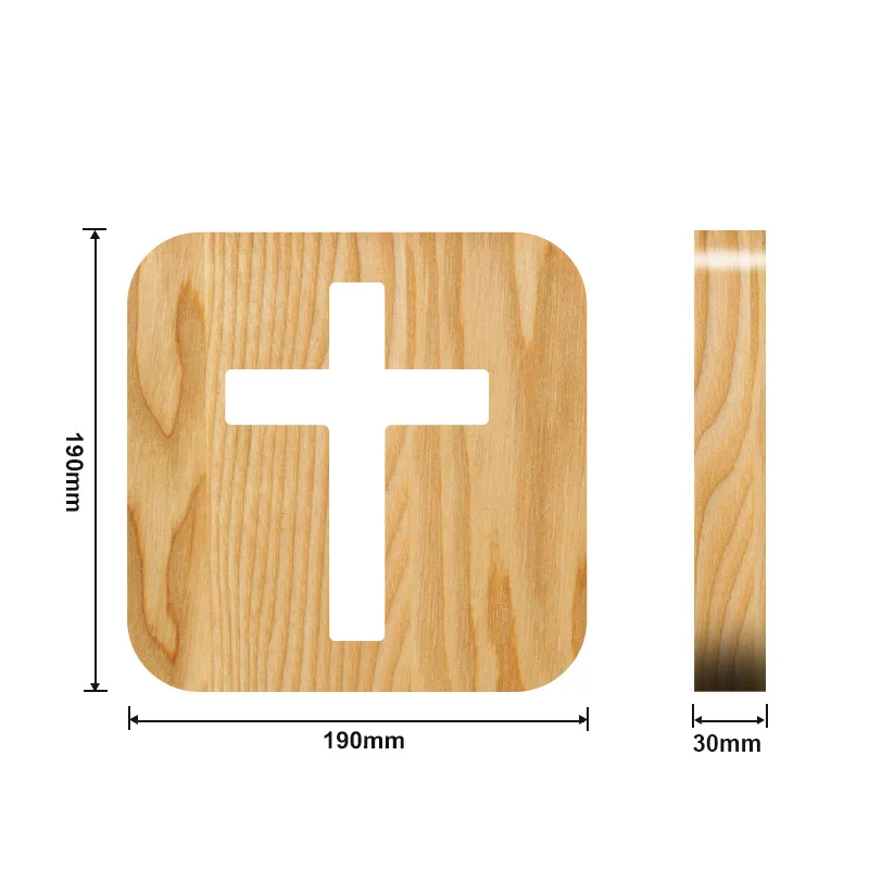 3D светодиодный светильник ночник USB стол могут быть выполнены по индивидуальному