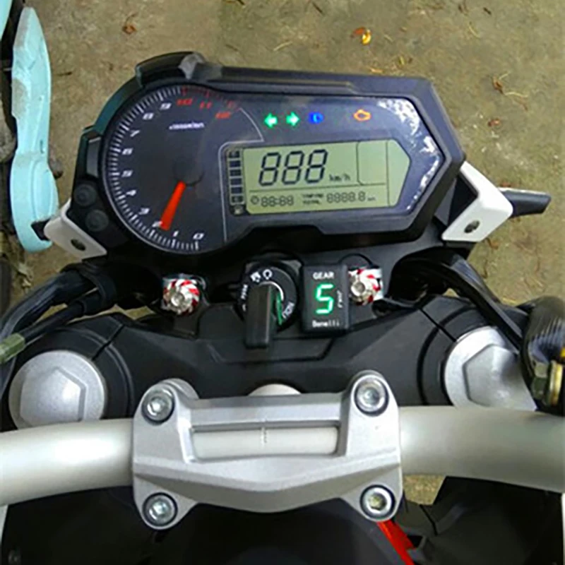 Мотоцикл Ecu прямое Крепление 1 5 скорости дисплей индикатор водонепроницаемый для