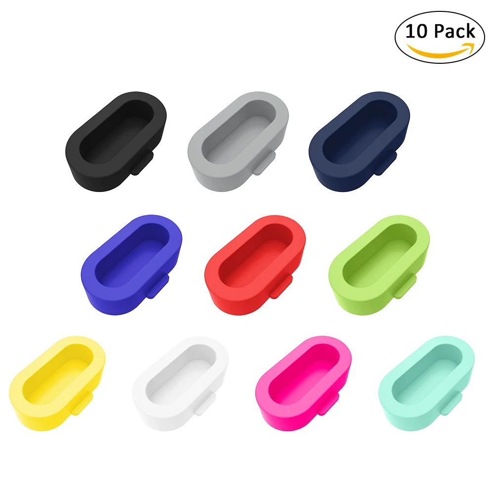 

10 PCS/Set Silicone Dustproof Plugs Caps Anti-Scratch Protectors For Fenix 5