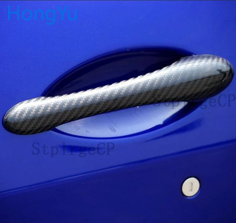 Наклейка из углеродного волокна на дверную ручку для Maserati granтуризм S MC GT GTS Coupe 2