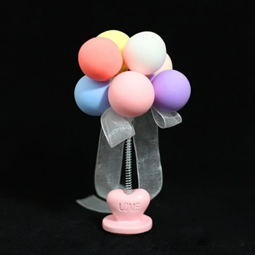 

Shaped Auto Interior Spring Balloon Decoration Colorful For Women Girls Gifts