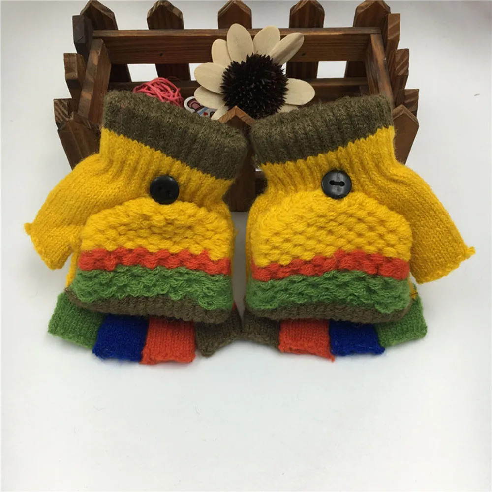 Детские перчатки теплые зимние для мальчиков и девочек | Детская одежда обувь