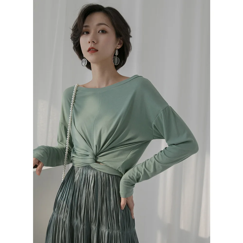 

lace up t shirt women