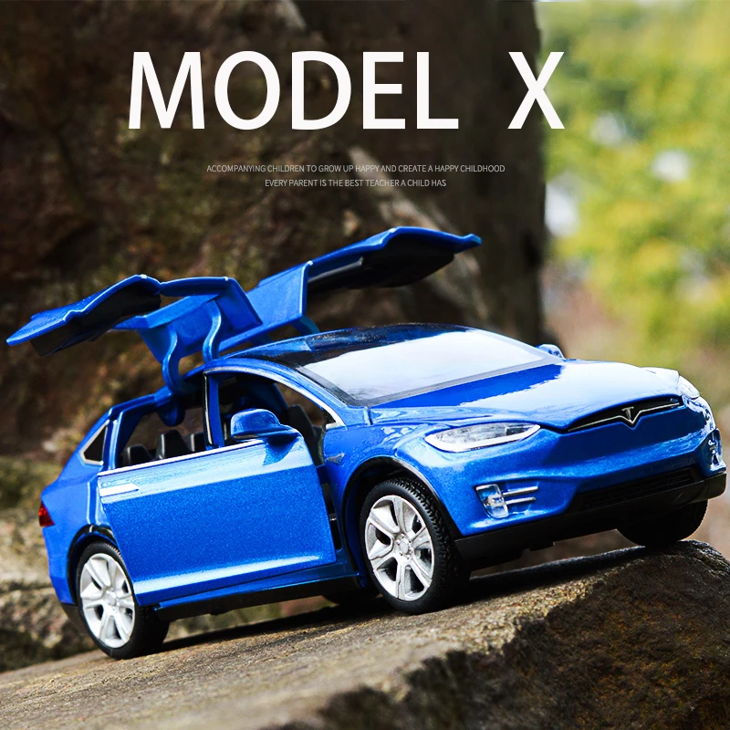 Новинка 1:32 Tesla модель X 3 S автомобиля из сплава литой и игрушечный автомобиль
