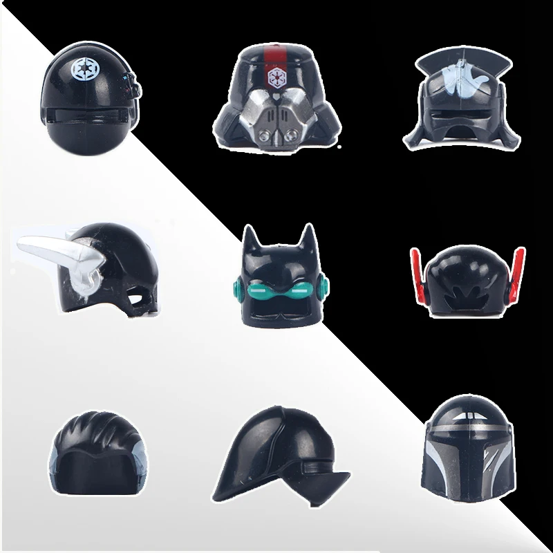 10 шт./лот крупными партиями фигурок из фильмов шлем строительные блоки