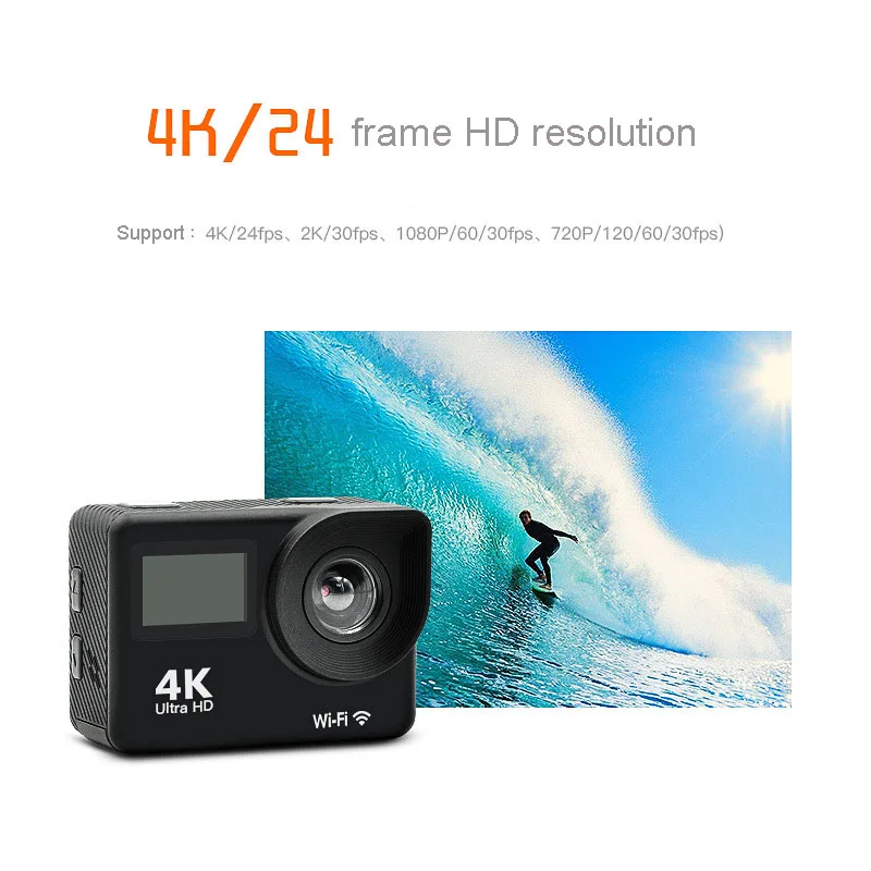 Дешево H11 Wifi 4k Экшн-камера Спортивная Подводная Водонепроницаемая камера DV Recorder Ultra HD 1080P уличная велосипедная камера для дайвинга