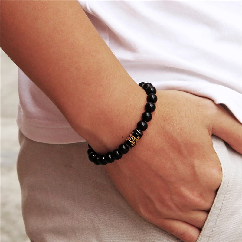 Буддизм браслеты для женщин и мужчин шесть слов трубка девиз Шарм браслет
