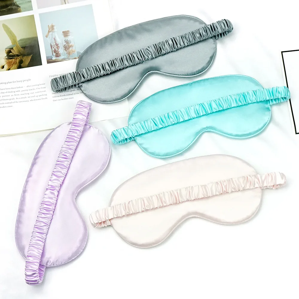 Silk Shading Sleeping Eye Mask Soft Comfort Multicolor Sleep Cover Blindfold Shield Patch Eyeshade Health |