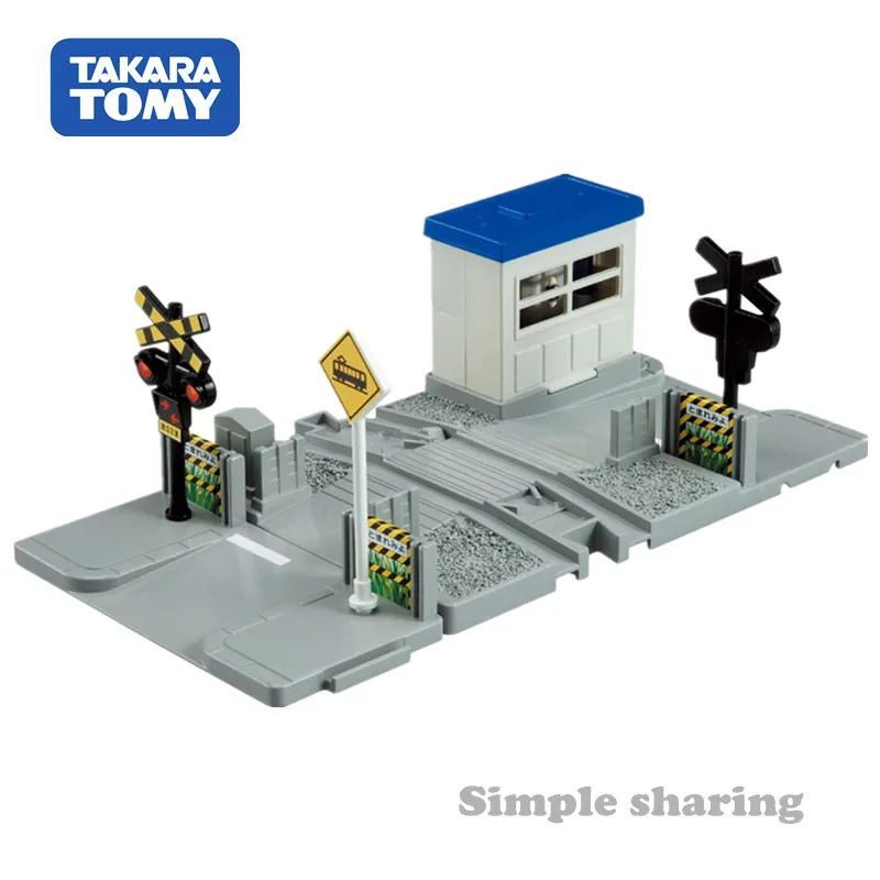 Takara Tomy Tomica железной дороги аксессуар J 18 небольшой перекрёсток Playset коробки