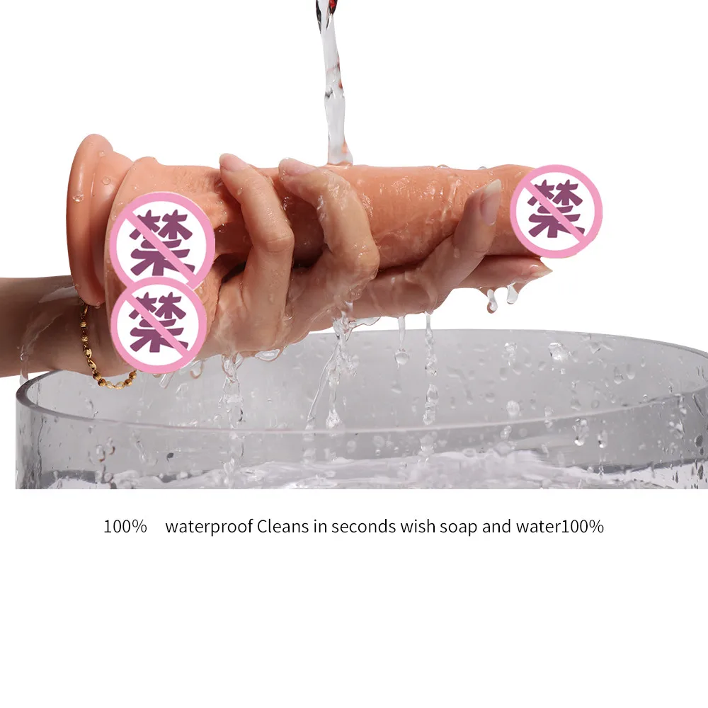 Реалистичный Массажер для удовольствия 7 дюймовый медицинский силиконовый