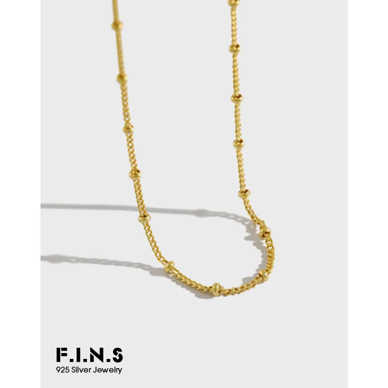 Женское колье-чокер F.I.N.S из стерлингового серебра S925 пробы с изысканными