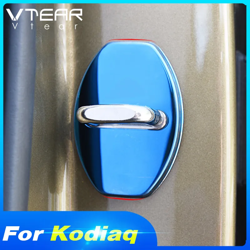 Vtear для Шкода Кадиак Skoda Kodiaq шкода кодиак аксессуары Автомобильный Дверной замок