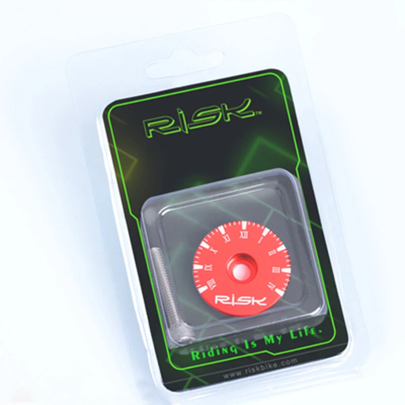 Clock Red Рискованный Цветной алюминиевый подвесной стержень для велосипеда с ЧПУ для горного дорожного велосипеда 1 1/"(28,6 мм) Вилка для гарнитуры со стержнем верхняя крышка 9,2 г/шт - Цвет: Clock Red