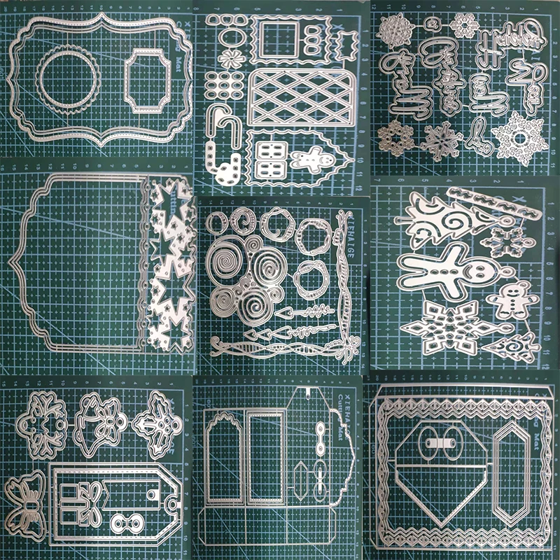 

Christmas Metal Cutting Dies DIY Greeting Card Scrapbook Diary Handmade Decoration Embossing Template 2021 New