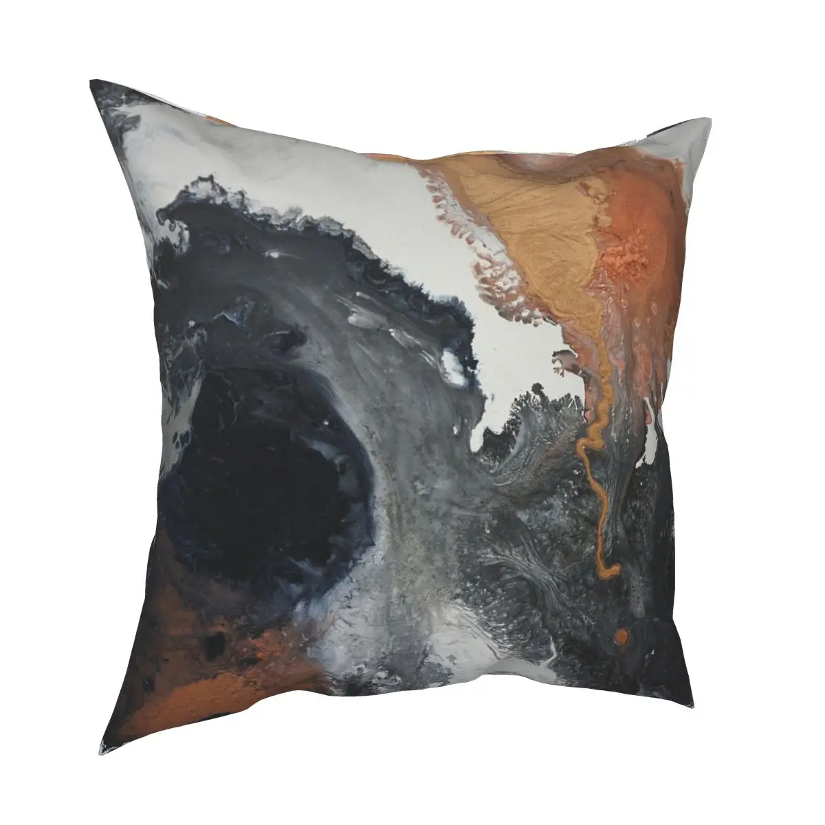 Моно медный чехол для подушки полиэстеровый декоративный с принтом комнаты