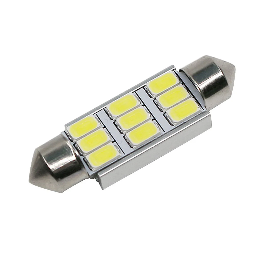 Автомобильная светодиодная лампа Canbus 36 мм 39 41 C5W 5630 9 SMD 12 В|Сигнальная лампа| |