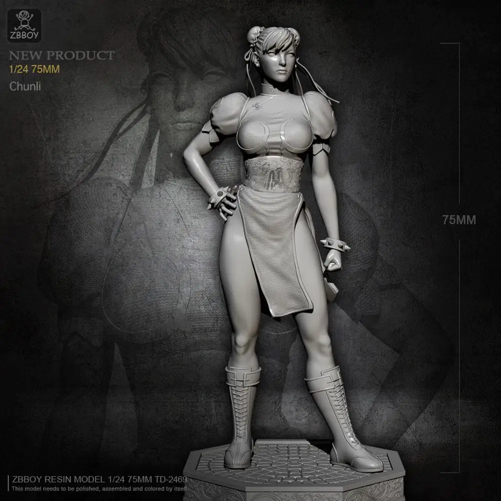 

75MM1/24 Resin Model Kits Figure Self-assembled Used Soldier 2021 As Own Collection Sale Your Model Hot Resin V0S6