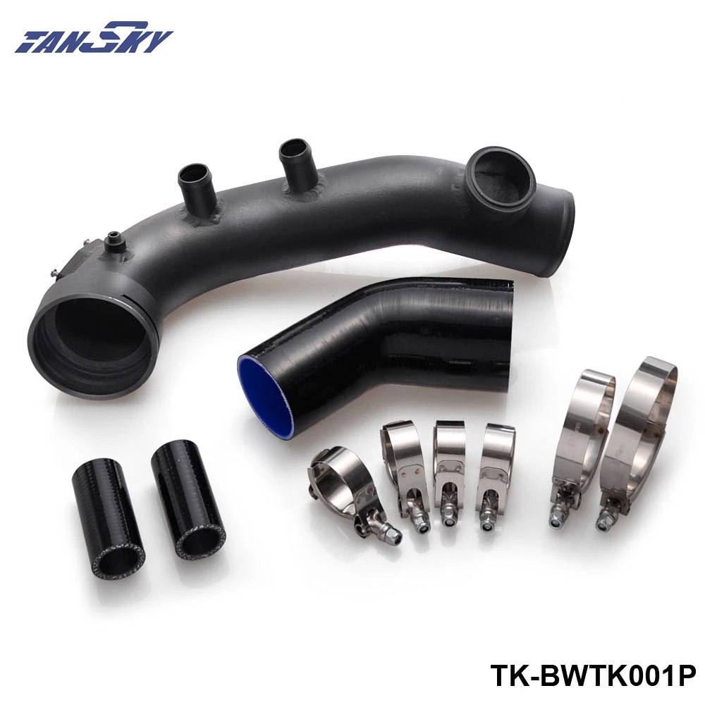 Черный набор для охлаждения труб IntakeTurbo BMW N54 E88 E90 E92 135i 335i TK BWTK001P|bmw charge pipe|charge pipe n54n54