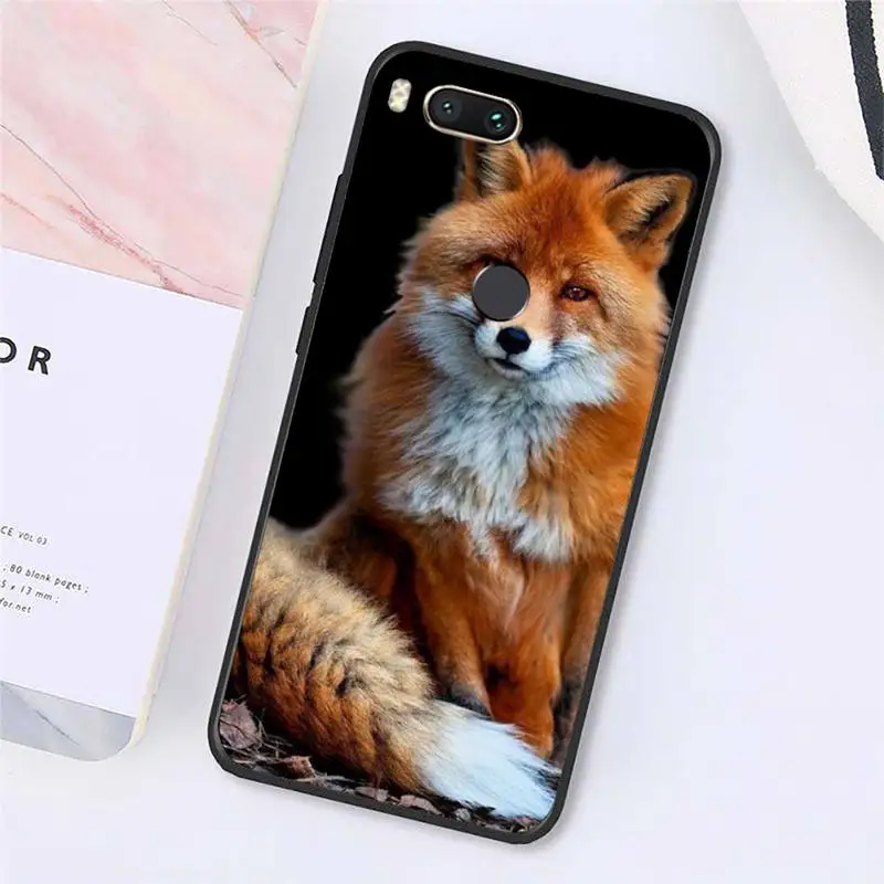 

Animal Raccoon Fox Phone Case For Xiaomi Redmi note 7 8 9 t k30 max3 9 s 10 pro lite Luxury brand shell funda coque