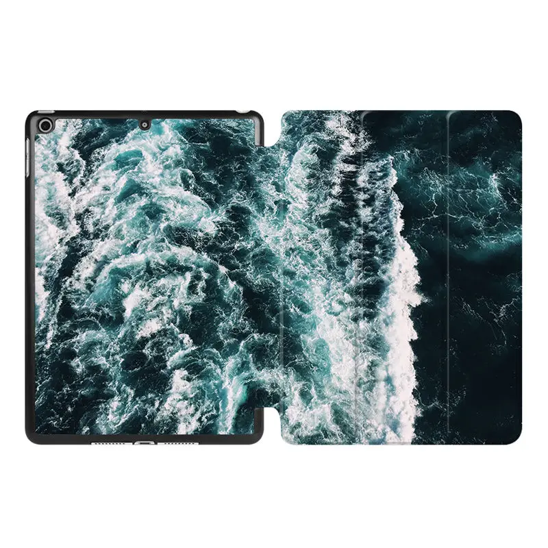 MTT пляжный чехол с принтом для iPad 9,7 дюймов модель A1893 A1954 из искусственной кожи флип-стенд смарт-чехол для iPad 9,7 '' A1822 A1893 - Цвет: IP08
