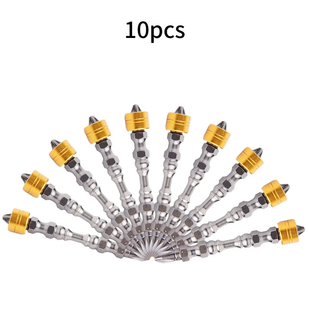 

5/10PCS Screwdriver Bits Screw Driver Bits Drill Bits Alloy Electric Screwdriver Accessories Household Mechanical Maintenance