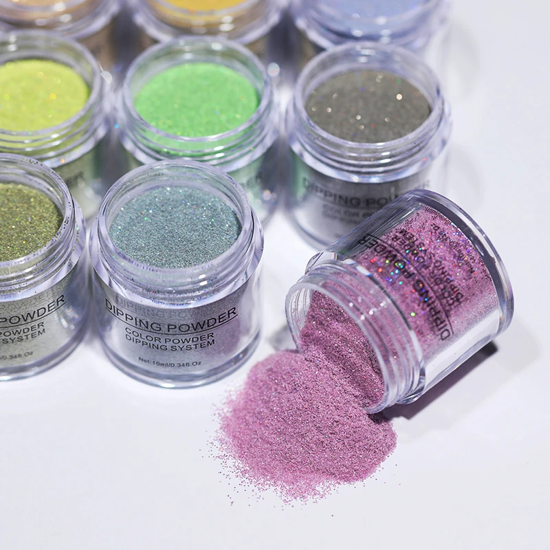 

BORN PRETTY Glitter Sequisns Dipping Nail Powder Holographicss Nail Glitter Pigment Dust Power Maniure Nail Art Decorations