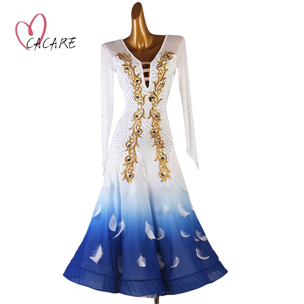 Модная одежда для бальных танцев костюм платья соревнований платье вальса