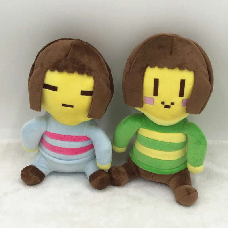 1 шт. 20 см Undertale плюшевые игрушки Chara & Frisk куклы мягкие для детей рождественские