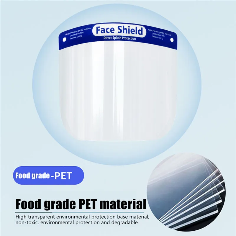 Kitchen Oil Splash Safety Faces Shields Anti-Smoke Cook Transparent Screen Visors For Restaurant Tools | Дом и сад