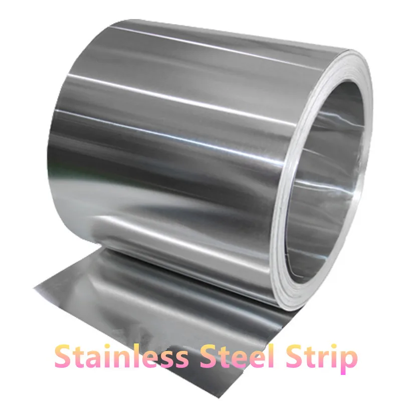 Spot Good 0.2-0.3mm Thick 304 Stainless Steel Strip Steel Sheet Thin Steel Plate Corrosion Resistance Customizable Specification