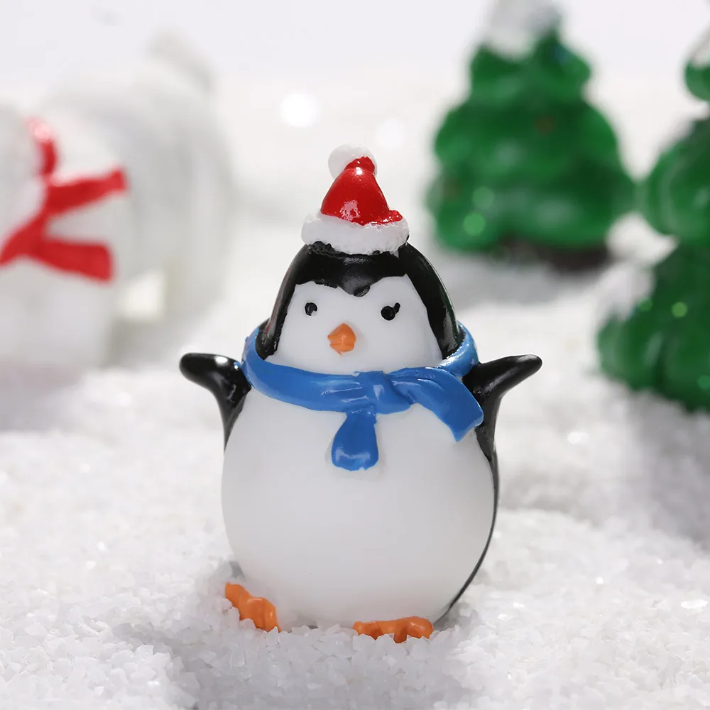 1 шт. новогодние фигурки пингвинов | Дом и сад