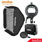 Крепление для вспышки Godox S2 Bowens S-образный держатель кронштейн для Godox V1 V860II AD200 AD400PRO Speedlite вспышка тубус софтбокс
