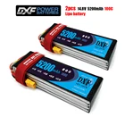 2020 DXF 2 шт. lipo аккумулятор 4S 14,8 в 5200 мАч 100C Max 200C игрушки и хобби для моделей вертолетов RC литий-полимерный аккумулятор
