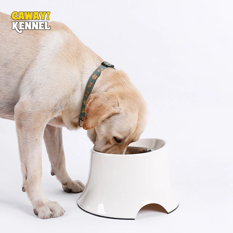 

CAWAYI KENNEL Dog Feeder Drinking Bowls for Dogs Cats Pet Food Bowl Comedero Perro Miska Dla Psa Gamelle Chien Chat Voerbak Hond