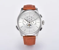 new 45 2mm mens business watch 316 stainless steel leather strap seagull tianjin 1652 automatic movement