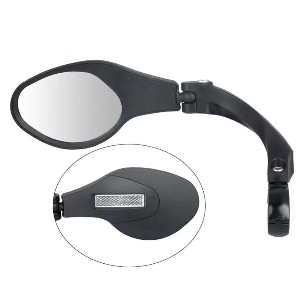 Universal Cycling Bike Mirror Stainless Steel Lens Handlebar Bicycle Mirror Safe Rearview Mirror bycicle accessories bicicleta - Color: HF-MR081L
