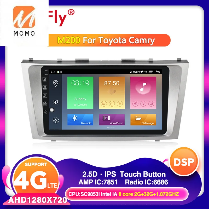 Android 10 IPS 6G+128G 2din Multimedia Car Audio for Toyota Camry 07-11 with RDS Radio Stereo Video GPS WIFI BT DSP | Обустройство
