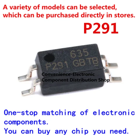 5 шт./упак. P291 P291GB TLP291-4 SMD SOIC-4 SOIC-16 TLP291GB TLP291-4GB оптрон транзистор Выходная оптопара посылка лапками углублением SOP-4/SO