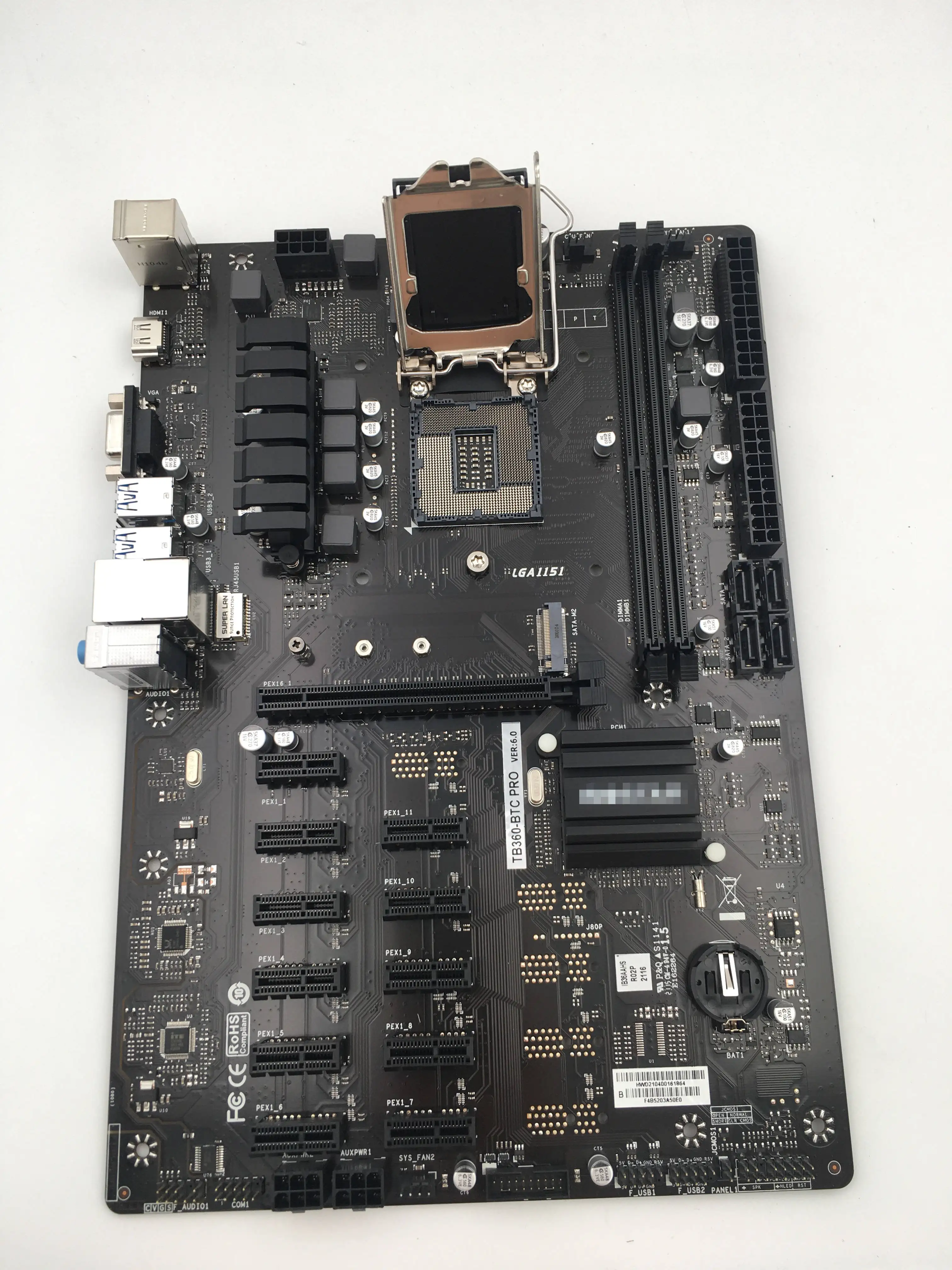 BEST TO CRYPTO-MINING Motherboard FOR BIOSTAR TB360-BTC PRO  multiple graphics card combinations Suitable for mining