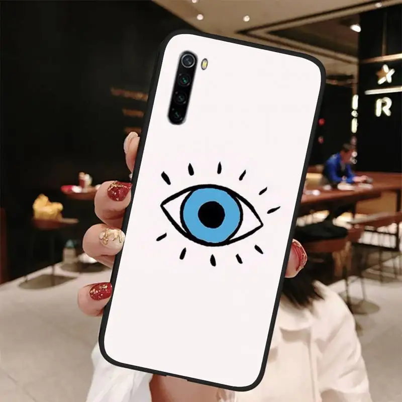 

Evil Eye Case Coque Fundas Etui For Xiaomi Note Max Mi 7 8 9se Redmi 7 7a 8 8t 9 10 Pro Lite Cases Cover