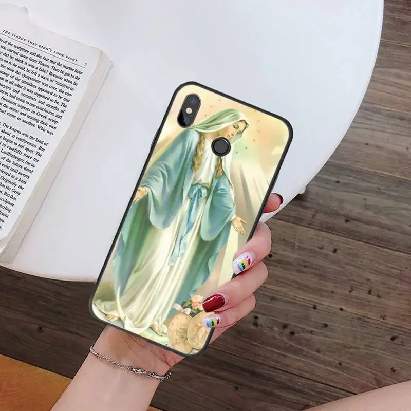 

Virgin Mary Christian Christmas Phone Case For Xiaomi Redmi note 7 8 9 t k30 max3 9 s 10 pro lite
