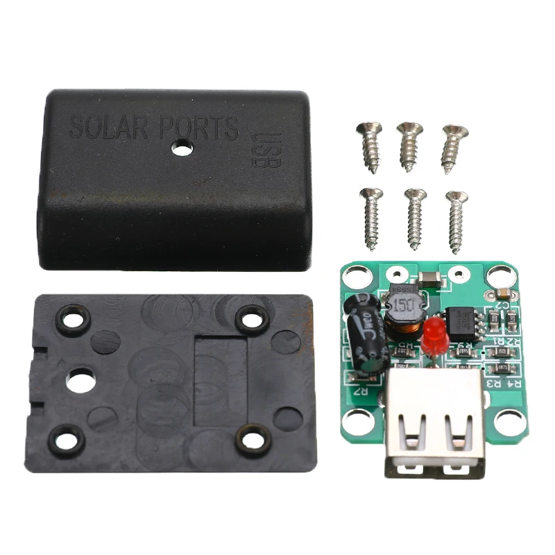 5V 20V 3A/2A Max Dual USB Зарядное устройство регулятор для солнечных батарей Панель раза