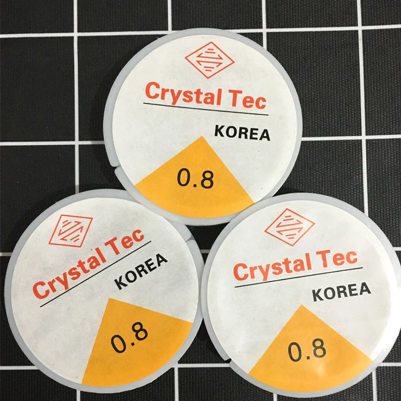 Корейский Кристалл линия плетеная веревка DIY эластичная нить для ожерелья ручной