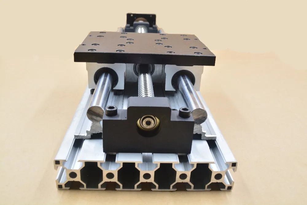 Linear module straight slipway cnc guide ball screw slide table travel 1200mm