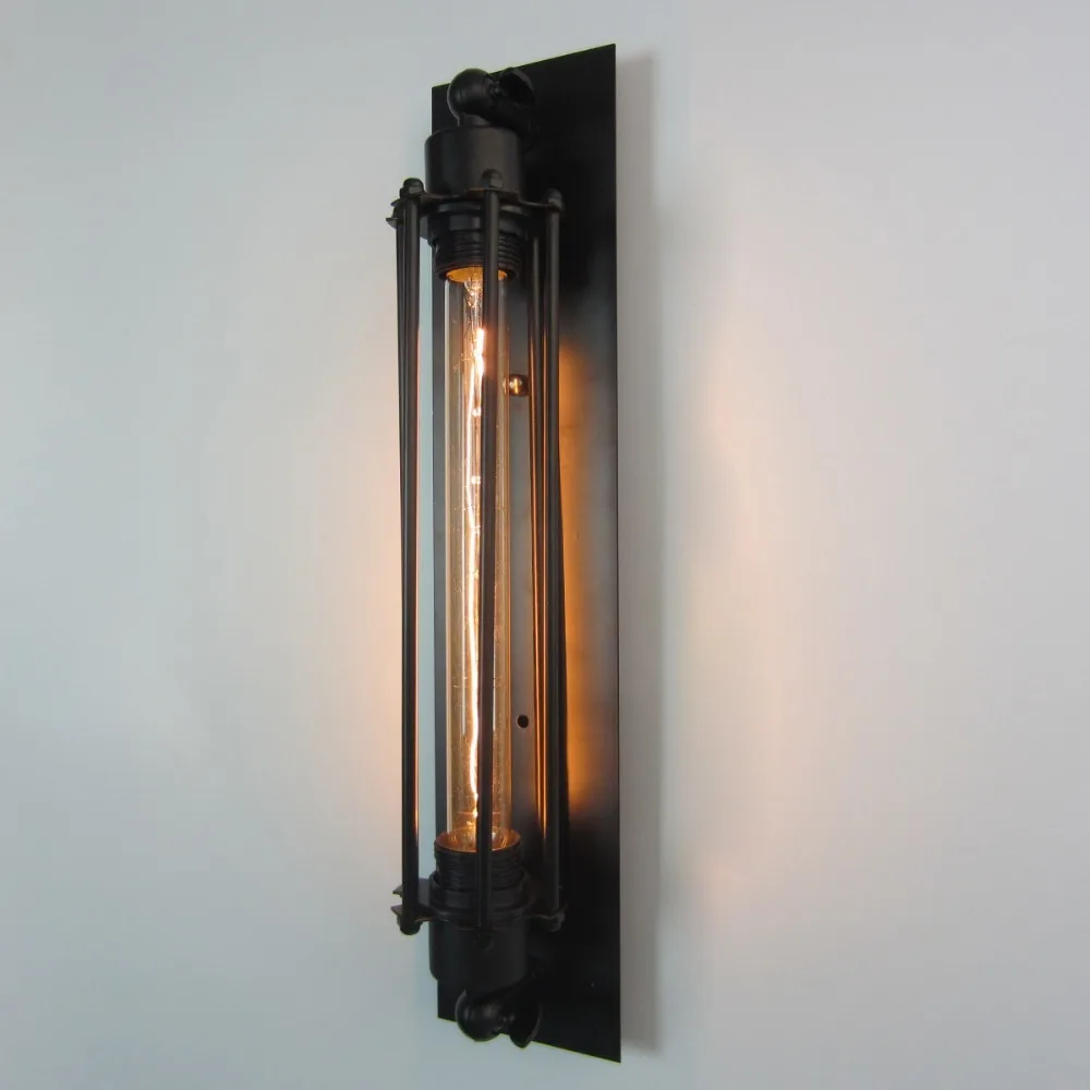 Промышленные металлические настенный светильник Эдисона задней стенке лампочка