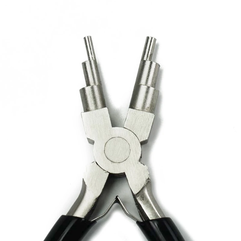 

Heavy Duty 6 in 1 Bail Making Pliers，Loop Sizes 3-10 mm,Wire Looping Forming Pliers Jewelry Making Supplies