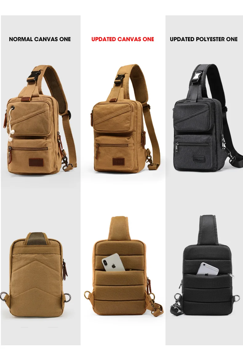 XINCADA Винтаж Ретро Стиль Crossbody Креста тела слинг сумка маленькая человек кошелек плечо сумка груди для Для мужчин Murse